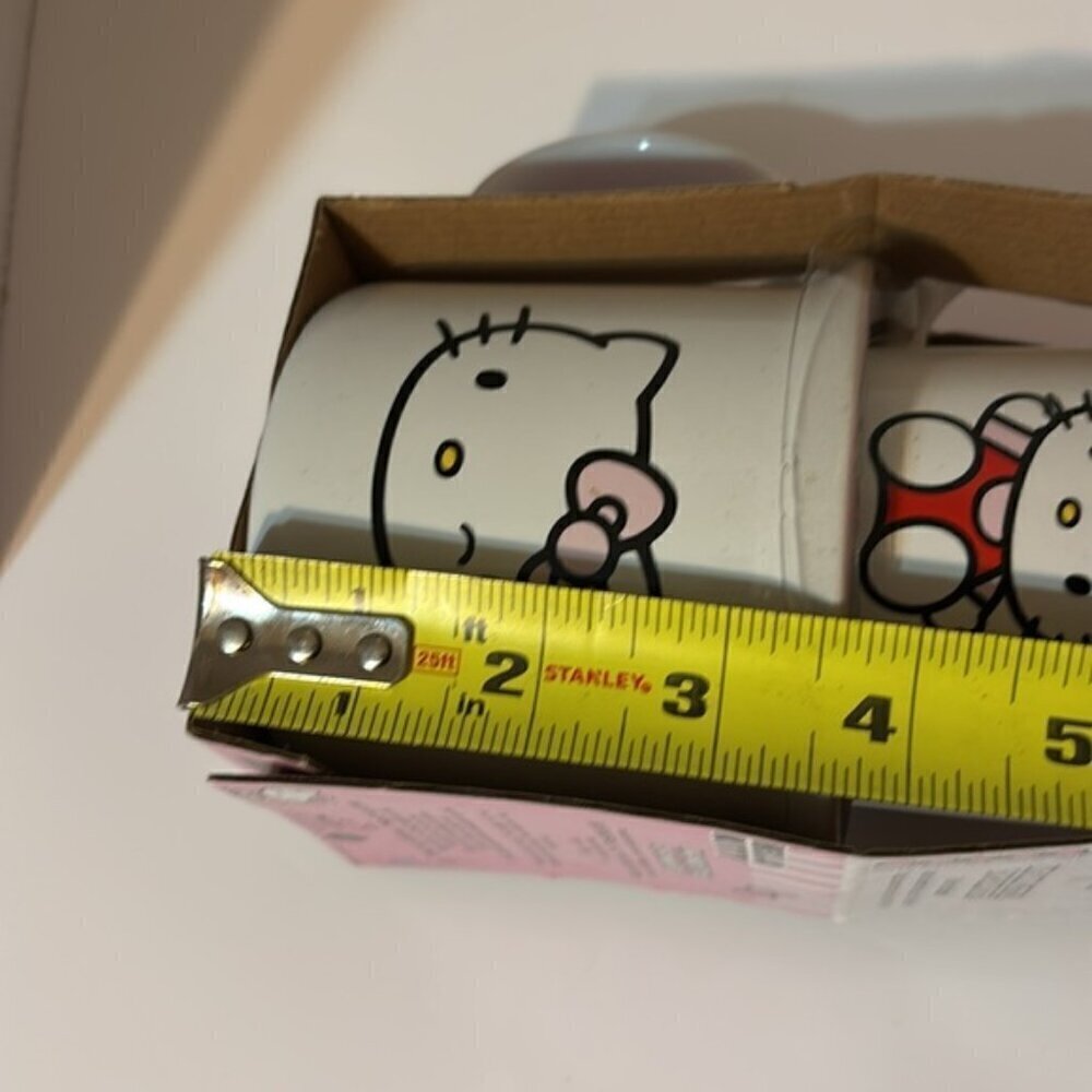 Hello Kitty big and little 2pc mug set Brand new in box - Picture 9 of 10